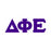 Delta Phi Epsilon Big Greek Letter Window Sticker Decal Delta Phi Epsilon Big Greek Letter Window Sticker Decal