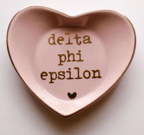 Delta Phi Epsilon Delta Phi Epsilon Ceramic Ring Dish