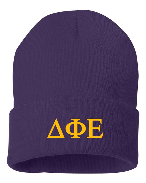 Delta Phi Epsilon Delta Phi Epsilon Greek Letter Knit Cap