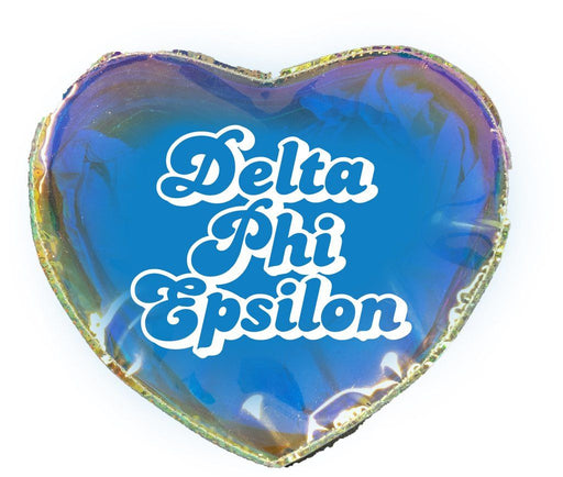 Delta Phi Epsilon Delta Phi Epsilon Heart Shaped Makeup Bag