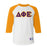 Discount Delta Phi Epsilon Lettered Raglan Shirt DISCOUNT-Delta Phi Epsilon Lettered Raglan Shirt
