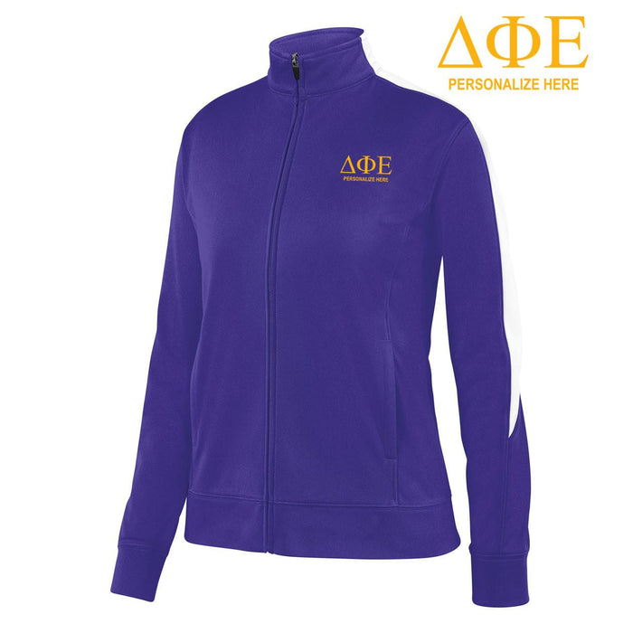 Delta Phi Epsilon Medalist Track Jacket Delta Phi Epsilon Medalist Track Jacket