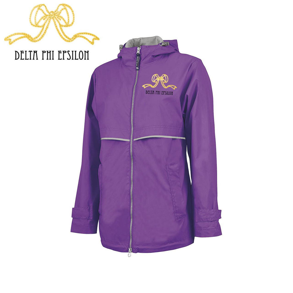Delta Phi Epsilon New Englander Bows Rain Jacket Delta Phi Epsilon New Englander Bows Rain Jacket