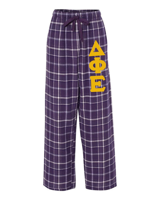 Delta Phi Epsilon Delta Phi Epsilon Pajamas -  Flannel Plaid Pant