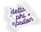 Delta Phi Epsilon Star Sticker Delta Phi Epsilon Star Sticker