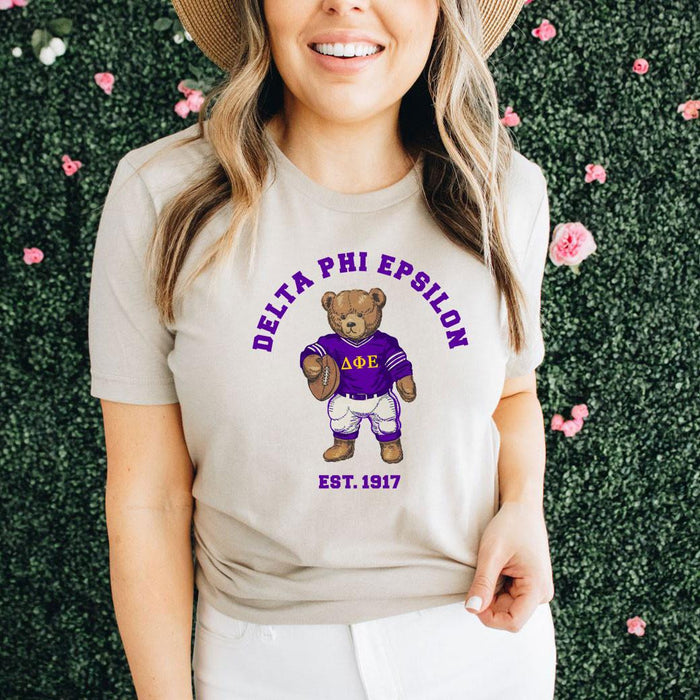 Delta Phi Epsilon Teddy Bear Tee Delta Phi Epsilon Teddy Bear Tee