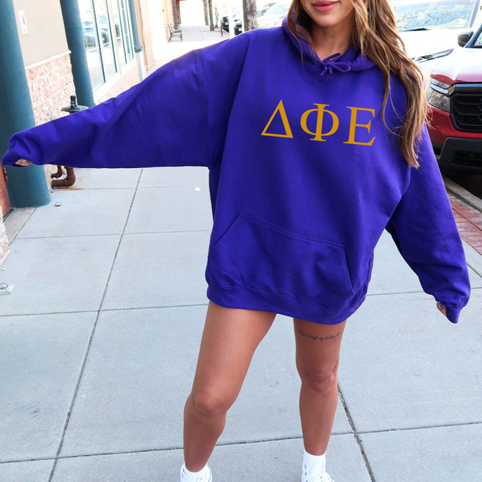 Delta Phi Epsilon World Famous Greek Hoodie Delta Phi Epsilon World Famous Greek Hoodie