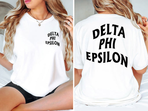 Delta Phi Epsilon Delta Phi Epsilon Social Tee