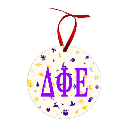 Delta Phi Epsilon Delta Phi Epsilon Holiday Cheer Christmas Ornaments