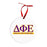 Delta Phi Epsilon Classic Christmas Ornaments Delta Phi Epsilon Classic Christmas Ornaments
