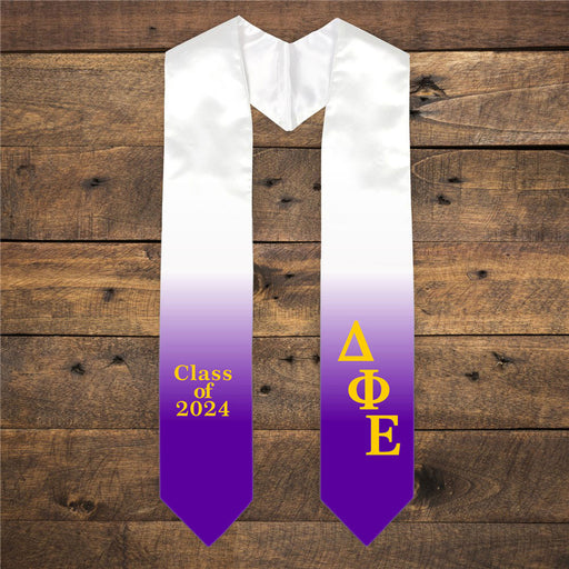Delta Phi Epsilon Delta Phi Epsilon Extra Fancy Classic Greek Graduation Stole