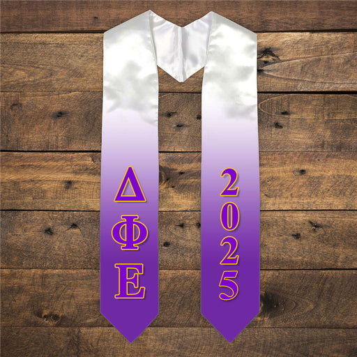 Delta Phi Epsilon Delta Phi Epsilon Extra Fancy Greek Graduation Stole W Year