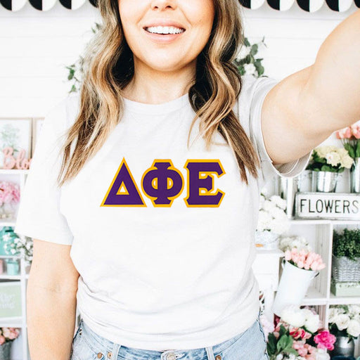Delta Phi Epsilon Delta Phi Epsilon Custom Twill Tee