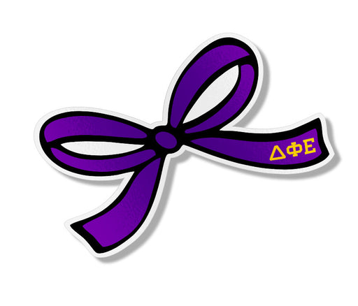 Delta Phi Epsilon Delta Phi Epsilon Pretty Bow Decal
