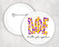 Delta Phi Epsilon Big Floral Pin Buttons Delta Phi Epsilon Big Floral Pin Buttons