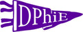 Delta Phi Epsilon Pennant Decal Delta Phi Epsilon Pennant Decal