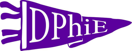Delta Phi Epsilon Delta Phi Epsilon Pennant Decal