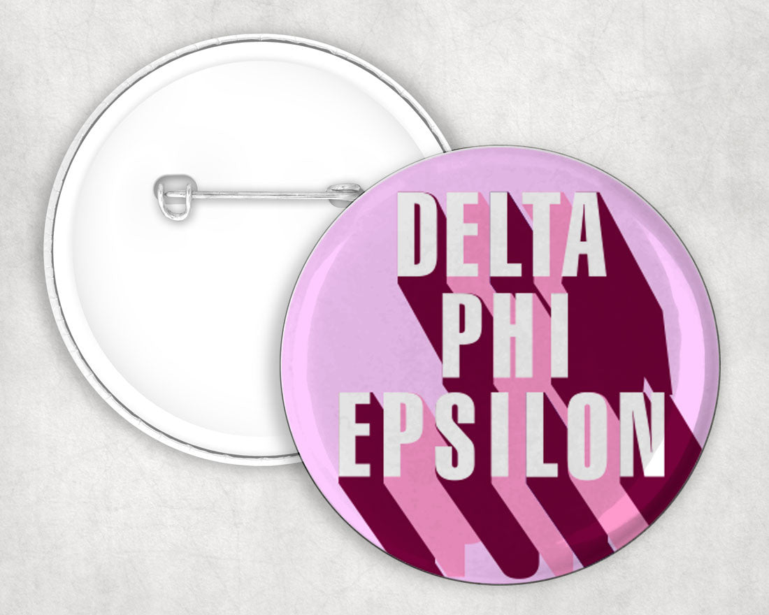 Delta Phi Epsilon 3d Button Pin Buttons Delta Phi Epsilon 3D Button Pin Buttons