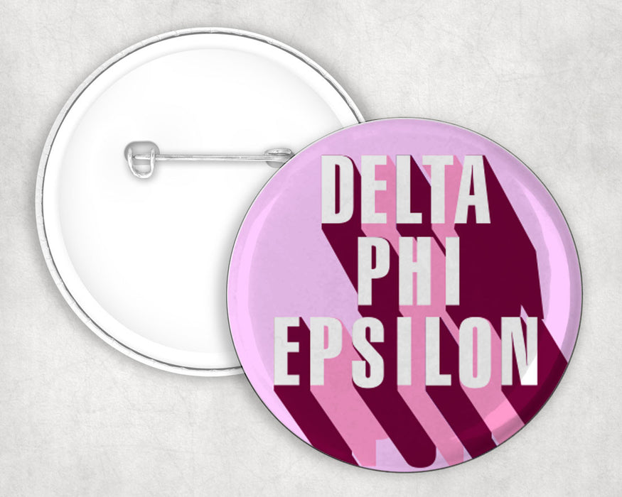 Delta Phi Epsilon 3d Button Pin Buttons Delta Phi Epsilon 3D Button Pin Buttons