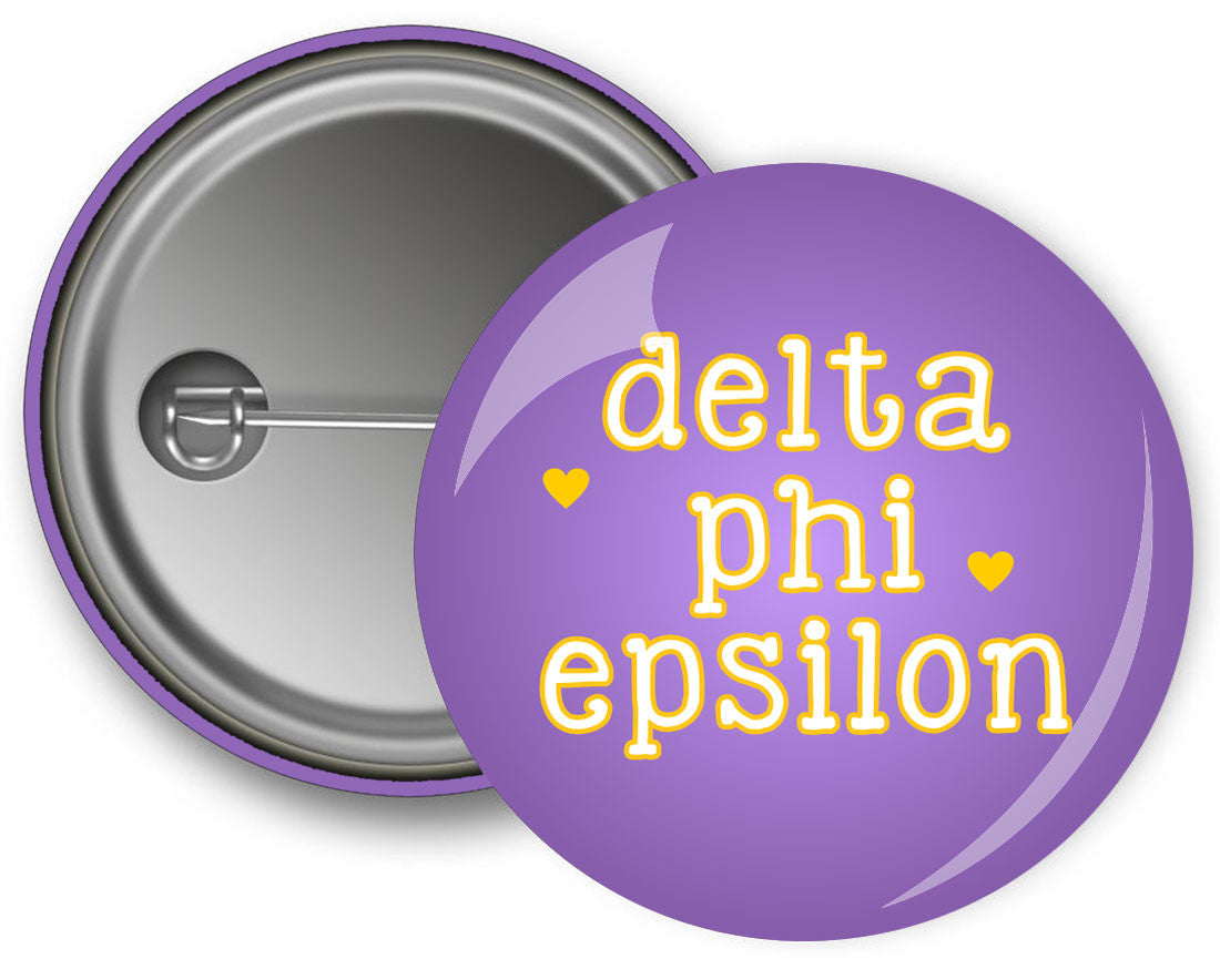 Delta Phi Epsilon Cutie Button Delta Phi Epsilon Cutie Button