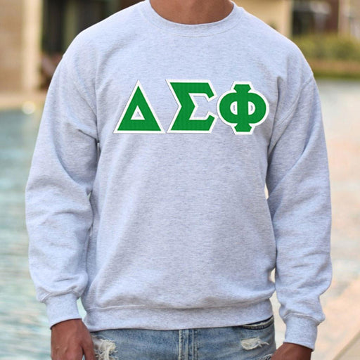 Delta Sigma Phi Delta Sigma Phi - 2 Day Ship Twill Crewneck Sweatshirts
