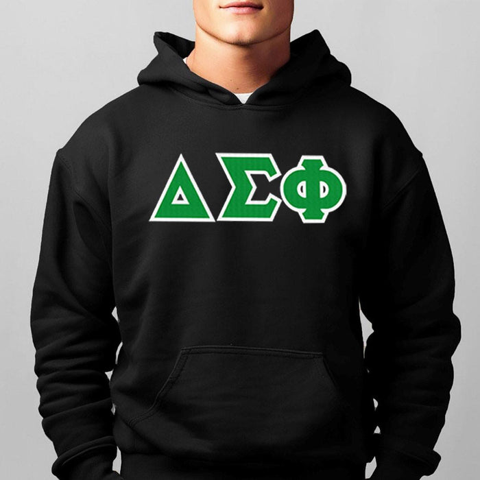 Delta Sigma Phi 2 Day Ship Twill Hooded Sweatshirts Delta Sigma Phi - 2 Day Ship Twill Hooded Sweatshirts