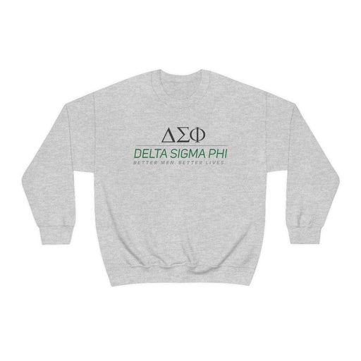 Delta Sigma Phi Delta Sigma Phi Better Men, Better Lives Crewneck Sweatshirts