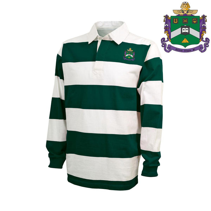 Delta Sigma Phi Classic Crest Rugby Shirt Delta Sigma Phi Classic Crest Rugby Shirt