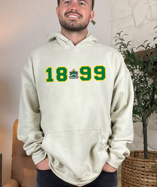 Delta Sigma Phi Delta Sigma Phi Crest Year Hooded Sweatshirt