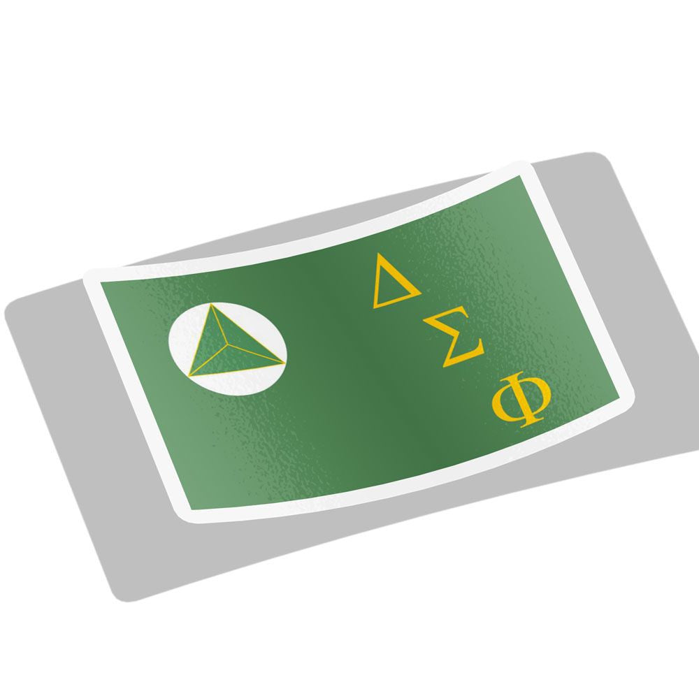 Delta Sigma Phi Flag Decal Sticker Delta Sigma Phi Flag Decal Sticker