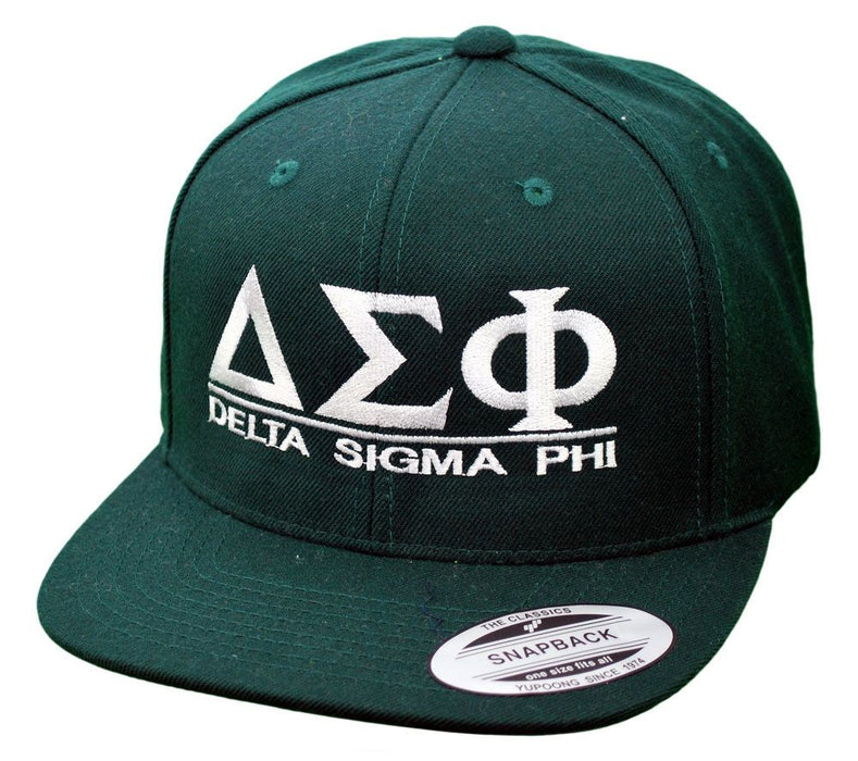 Delta Sigma Phi Flatbill Snapback Hats Original Delta Sigma Phi Flatbill Snapback Hats Original