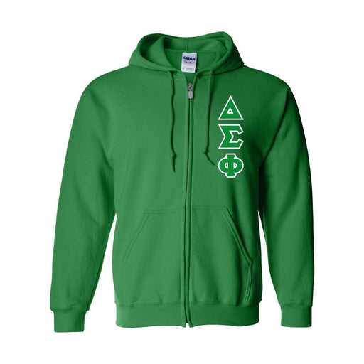 Delta Sigma Phi Delta Sigma Phi Heavy Full Zip Hoodie - 3