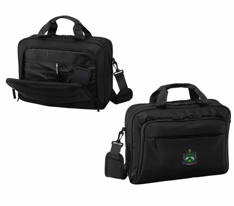 Discount Delta Sigma Phi Crest Shield Briefcase Attache DISCOUNT-Delta Sigma Phi Crest - Shield Briefcase Attache
