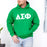 Delta Sigma Phi Letter Hoodie Delta Sigma Phi letter Hoodie