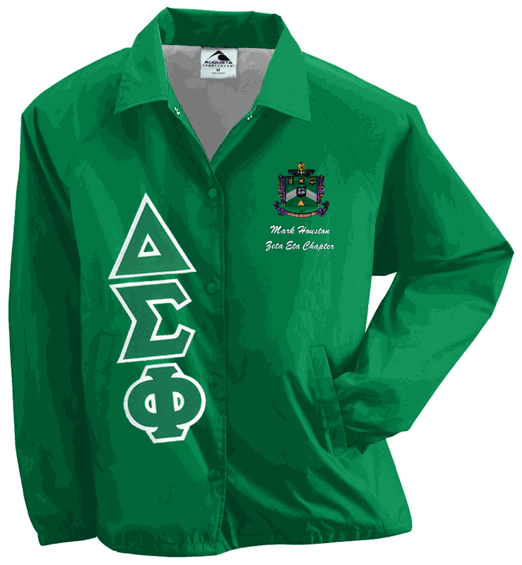 Delta Sigma Phi Lettered Jacket Delta Sigma Phi Lettered Jacket