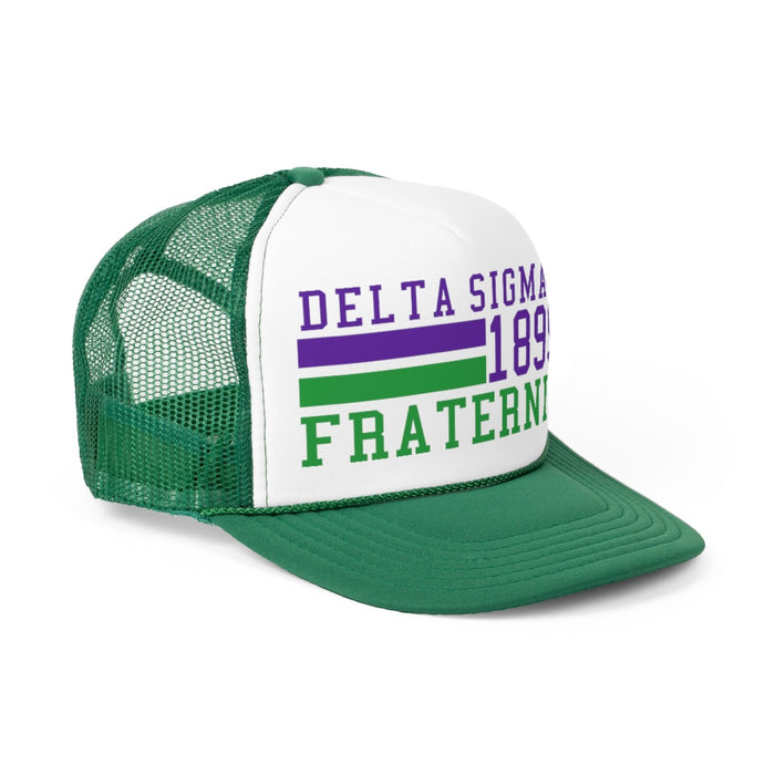 Delta Sigma Phi Lines Trucker Caps Delta Sigma Phi Lines Trucker Caps