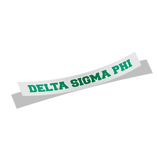 Delta Sigma Phi Delta Sigma Phi Long Window Sticker
