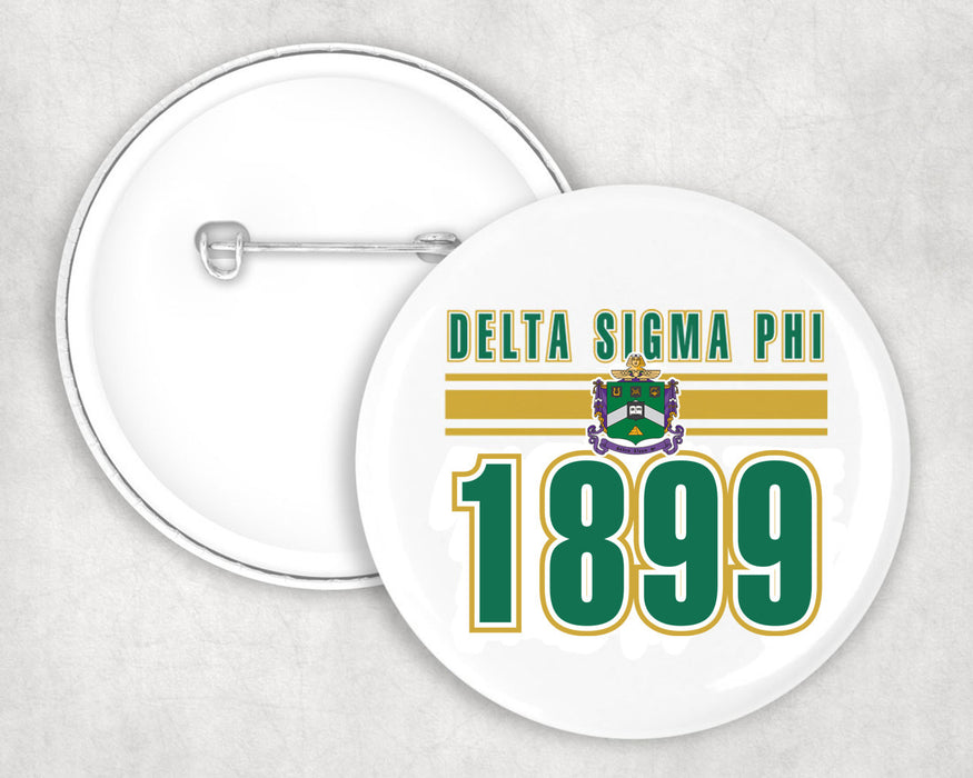 Delta Sigma Phi Est Year Button Delta Sigma Phi Est Year Button