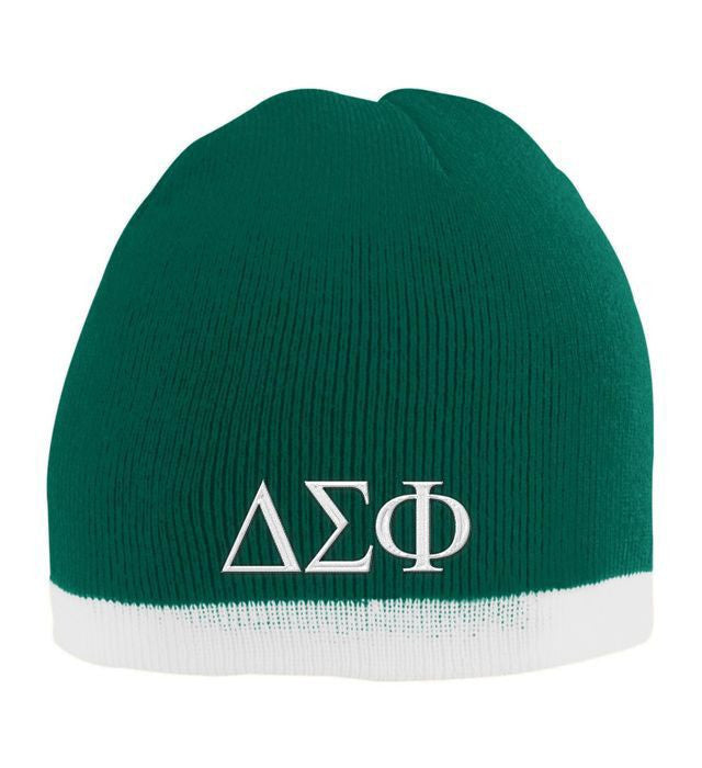 Delta Sigma Phi Two Tone Knit Beanie Delta Sigma Phi Two Tone Knit Beanie