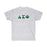 Printify Delta Sigma Phi Two Toned Greek Lettered T Shirts Delta Sigma Phi Two Toned Greek Lettered T-shirts