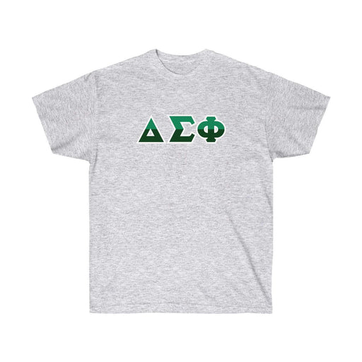 Delta Sigma Phi Delta Sigma Phi Two Toned Greek Lettered T-shirts