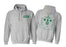 Printify Delta Sigma Phi World Famous Crest Shield Hooded Sweatshirt Delta Sigma Phi World Famous Crest - Shield Hooded Sweatshirt
