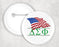 Delta Sigma Phi Patriot Button Delta Sigma Phi Patriot Button