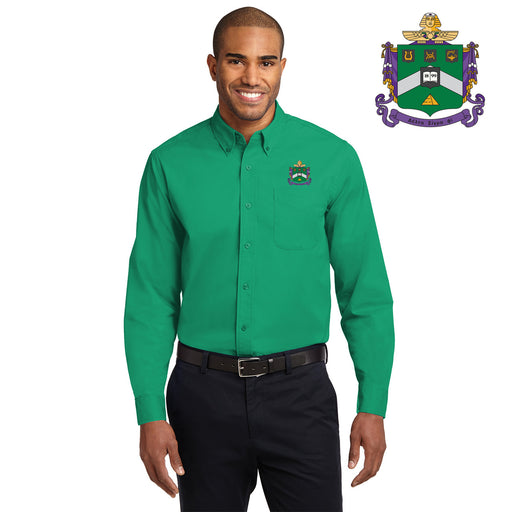 Delta Sigma Phi DISCOUNT-Delta Sigma Phi Long Sleeve Oxford