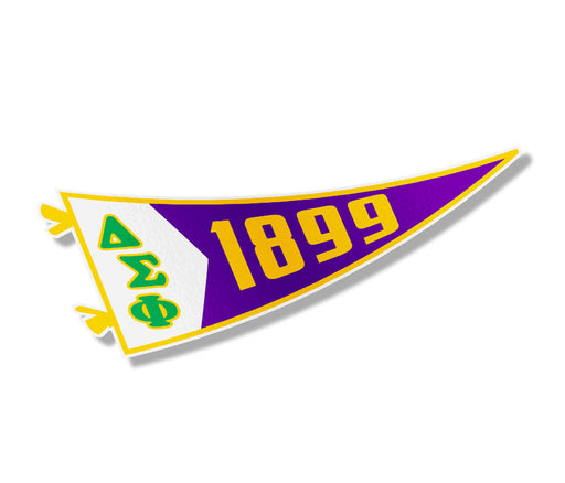 Delta Sigma Phi Delta Sigma Phi Pennant Sticker