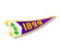 Delta Sigma Phi Pennant Sticker Delta Sigma Phi Pennant Sticker