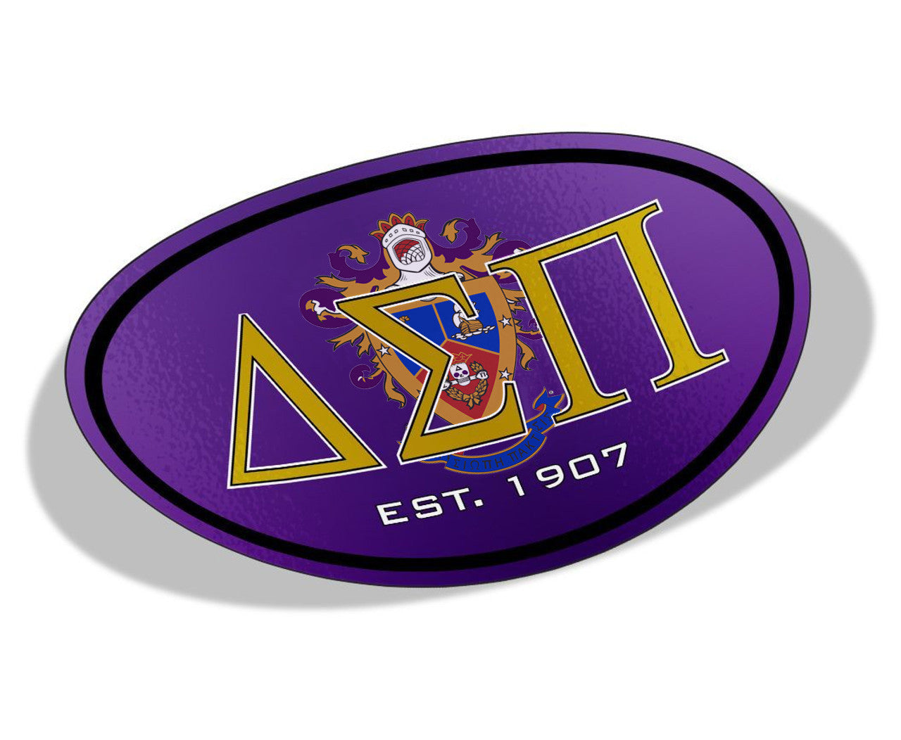 Delta Sigma Pi Color Oval Decal Delta Sigma Pi Color Oval Decal