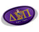 Delta Sigma Pi Color Oval Decal Delta Sigma Pi Color Oval Decal