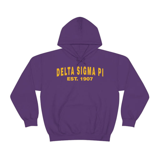 Delta Sigma Pi Delta Sigma Pi Established Hooded Sweatshirts