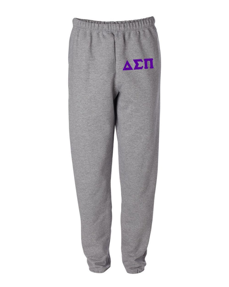 Delta Sigma Pi Greek Lettered Thigh Sweatpants Delta Sigma Pi Greek Lettered Thigh Sweatpants